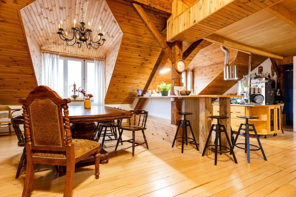 Rooftop 180M2 Loft With Private Sauna, Bratislava Dış mekan fotoğraf