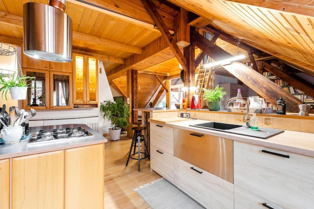 Rooftop 180M2 Loft With Private Sauna, Bratislava Dış mekan fotoğraf